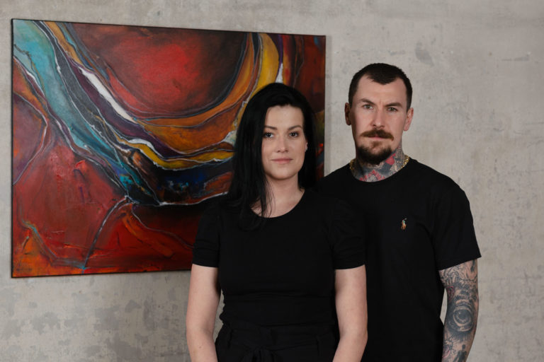 abstraktní luxusní obrazy Vild art šárka vildová malířka