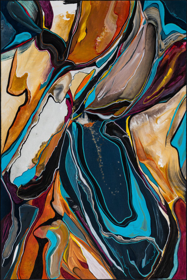 Nove ja 60x90 cm reprodukce original_ vild art šárka vild vildová abstraktní umění